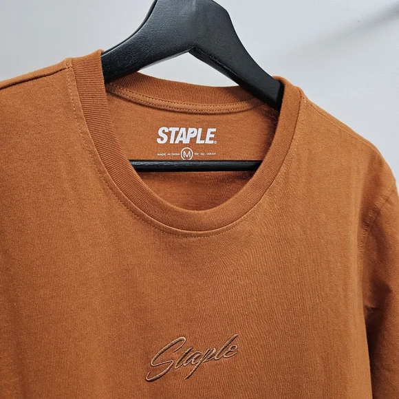Staple Embroidered Script Tee - Picture 2 of 5